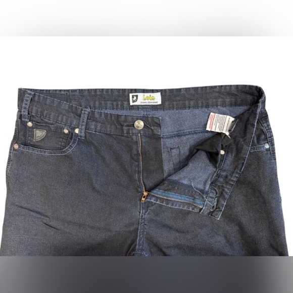 Lois Jean Short EUC Denim Dark Wash Size 38 - Picture 7 of 9